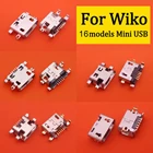 2 шт. зарядный порт micro mini usb разъем Гнездовой штекер док-разъем запасные части для Wiko Robby 2 Tommy 2 View 2 GO Max