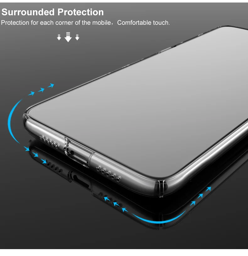 IMAK Кристальный чехол, прозрачный чехол для huawei mate 30, смартфон, чехол для ПК Жесткий Чехол для huawei mate 30, чехол для защиты экрана