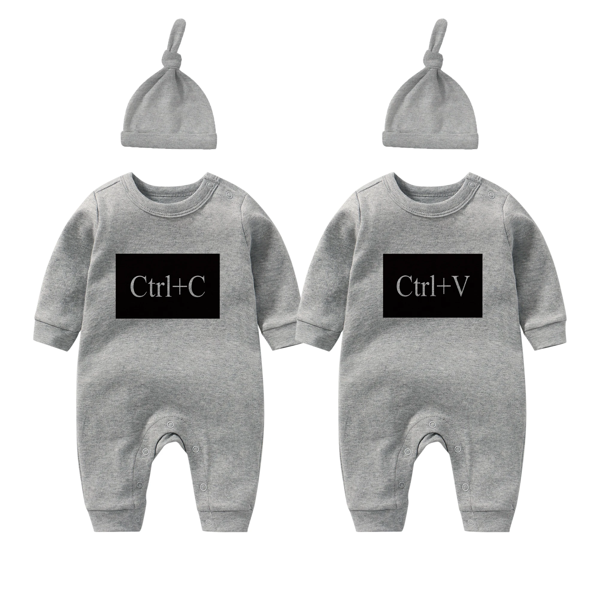 YSCULBUTOL боди для новорожденных Забавная детская одежда близнецов Милая комбинезон