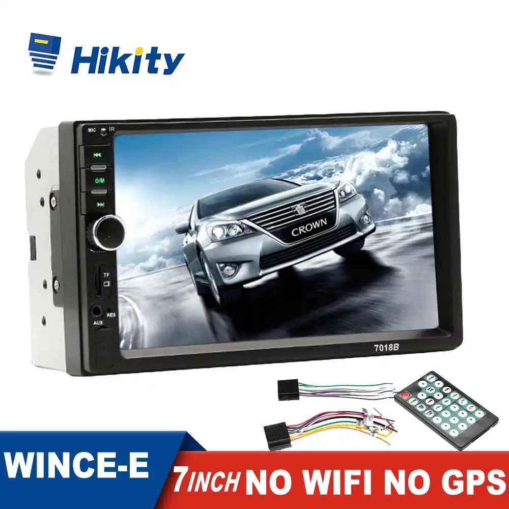 Автомагнитола Hikity 7018B MP5 плеер с 7 &quotHD Bluetooth камерой заднего вида FM радио