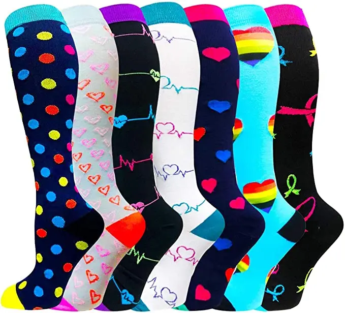 

Compression Socks Dropship Women Men Socks Health Knee Stockings For Climbing Hiking Outdoor Sports Boots Floor Socks For Nurese