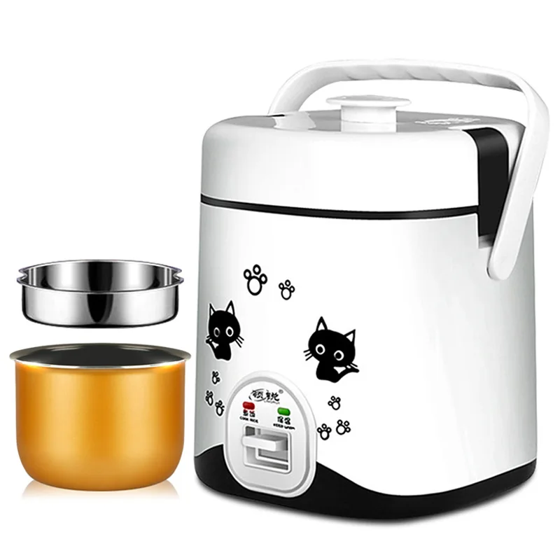 

Multi-Function Mini Electric Rice Cooker 1-2 People Heating Small Electric Rice Cooker Household Portable Electric Rice Cooker