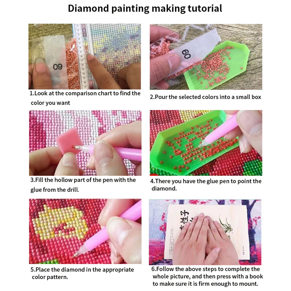 

2021 Animals Diamond Painting Cross Stitch 5D Diy Full Square Round Drill Kit Colorful Butterfly Cuadros Embroidery Home Decor