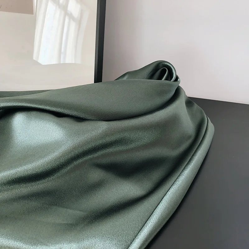 Женское блестящее атласное платье Wixra элегантный сарафан с v-образным вырезом