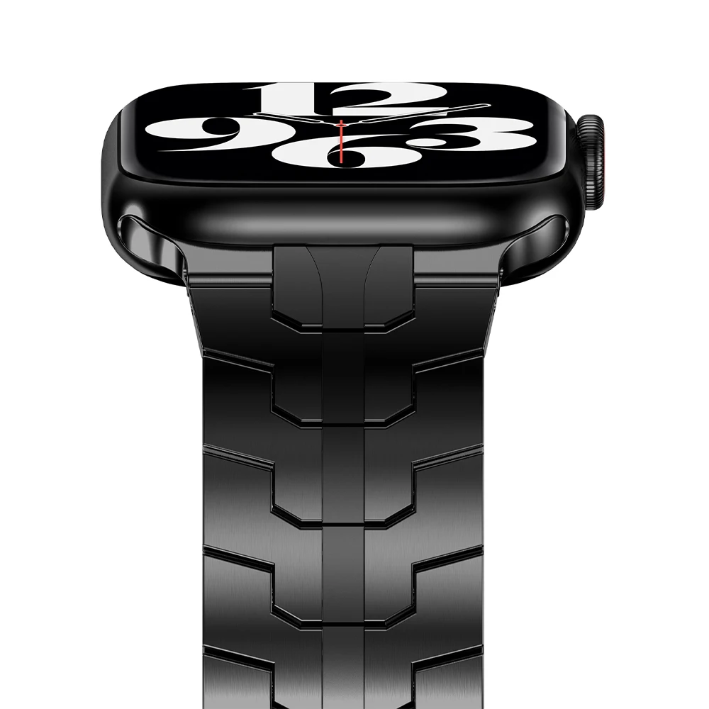 

Ремешок из нержавеющей стали для Apple Watch Series 7 6 SE 5 4 3, металлический браслет для IWatch 44 мм 40 мм 45 мм 41 мм 42/38 мм