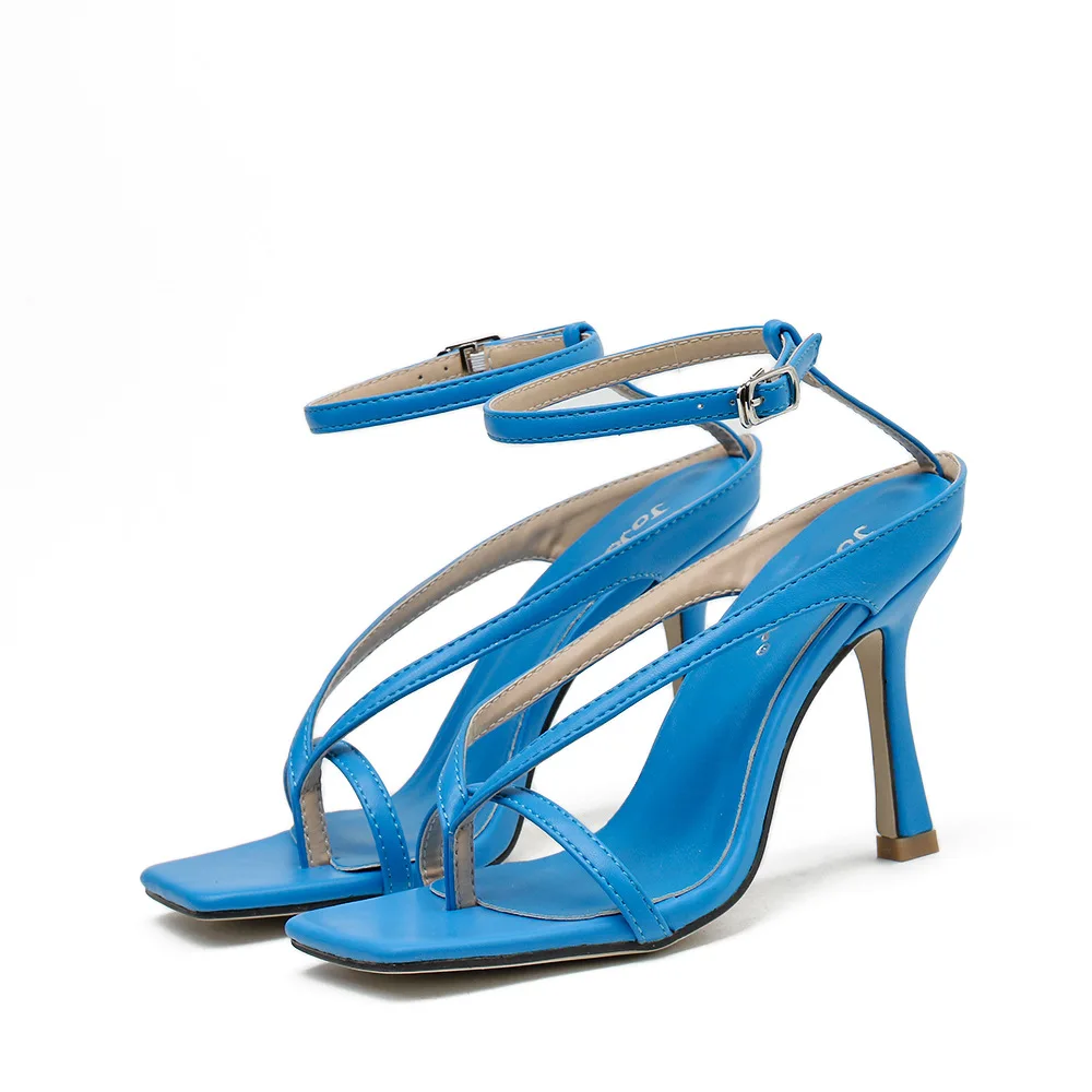 

Straight clip Stiletto High Heel Sandals