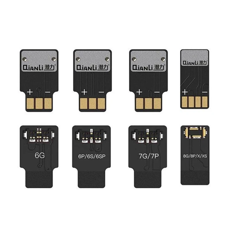 

4Pcs/Set Qianli For IPhone 6/6P/7/7P/8/8P/X/XS Mainboard Battery Maintenance Buckle DC Power Supply Test Cable Connector