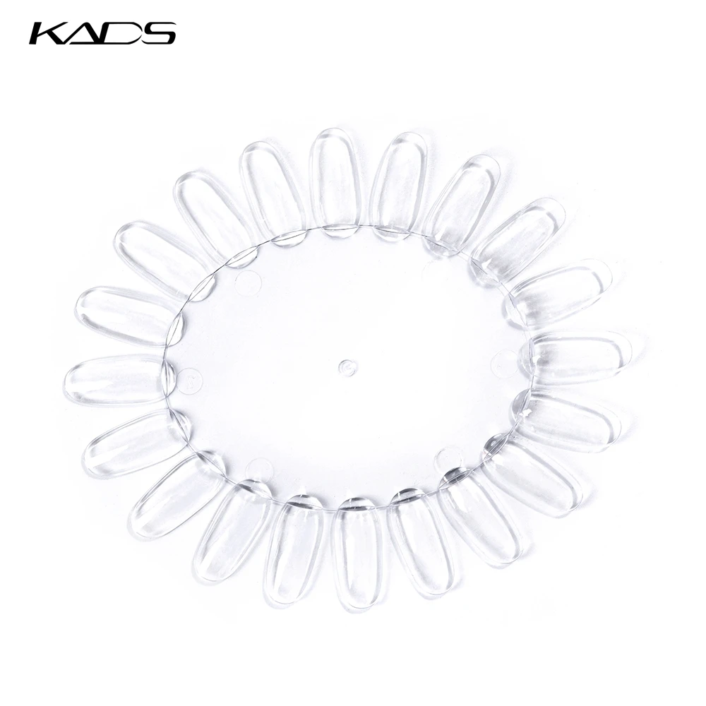 KADS 1 шт. Овальный График Дисплея Искусства Ногтя Природный Колеса 20 Советы