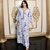 womens arabic long abaya dubai turkey muslim hijab dress print kaftan moroccan jellaba 2021 maxi caftan party dress gulf abayas