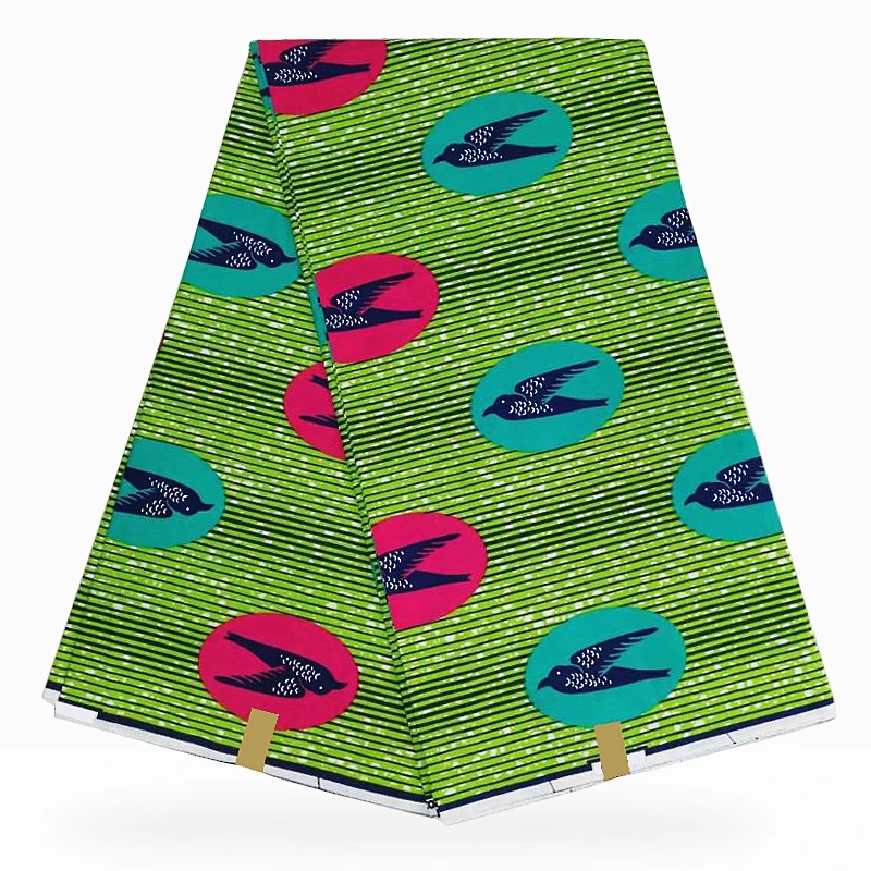 Miss L новейший стиль настоящая ткань Анкары африканская с принтом воска 6 ярдов/шт