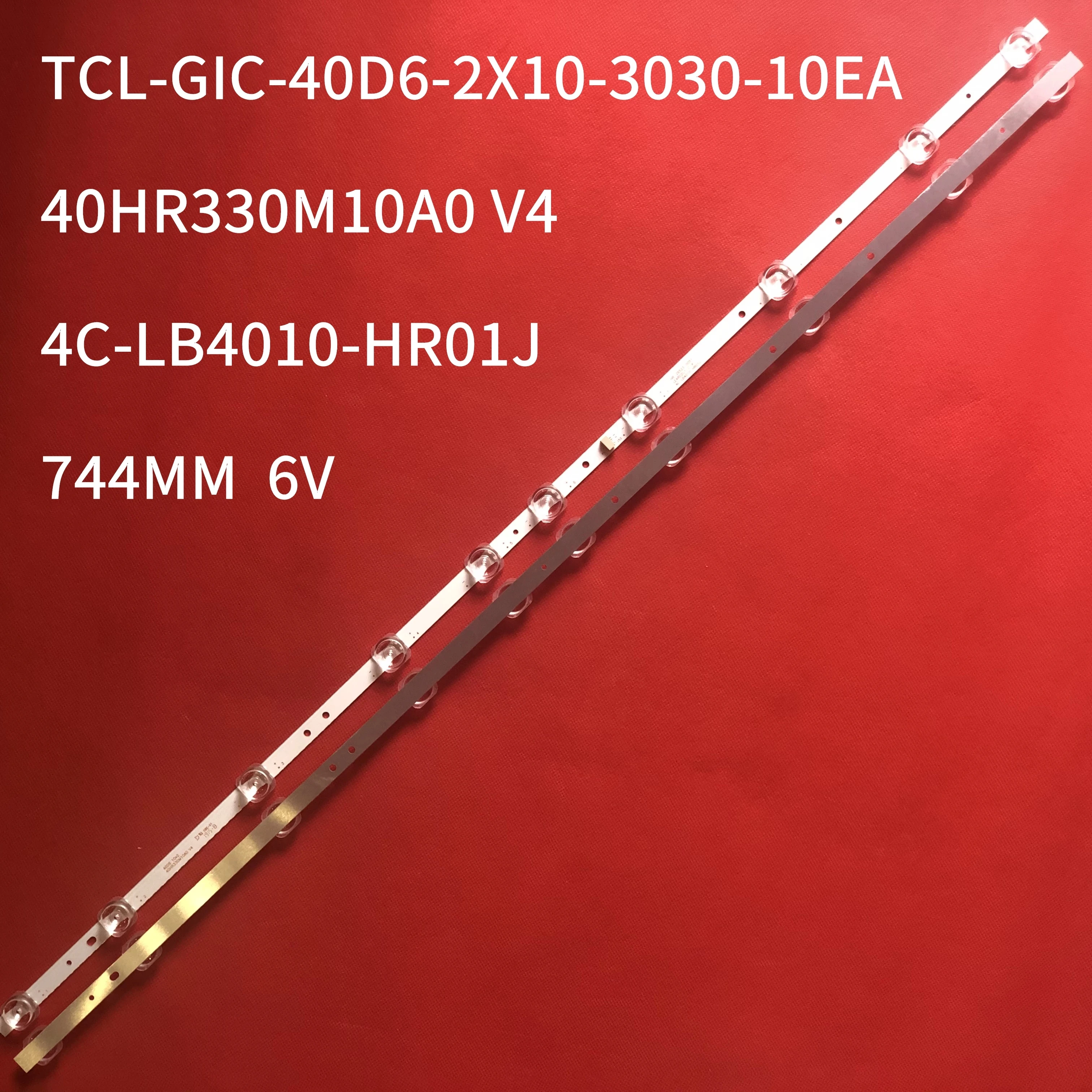 

Светодиодная лента для подсветки TCL 40A260 40F6F 40L2F 40D6 10X2 40S6500S 40S6500 40L2800C 40S2 40HR330M10A0 V4 4C-LB4010-HR01J HR02J