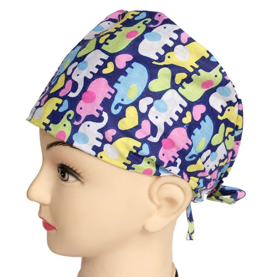 Новый печати шляпа от солнца из дышащего материала Красота салон Кепки унисекс