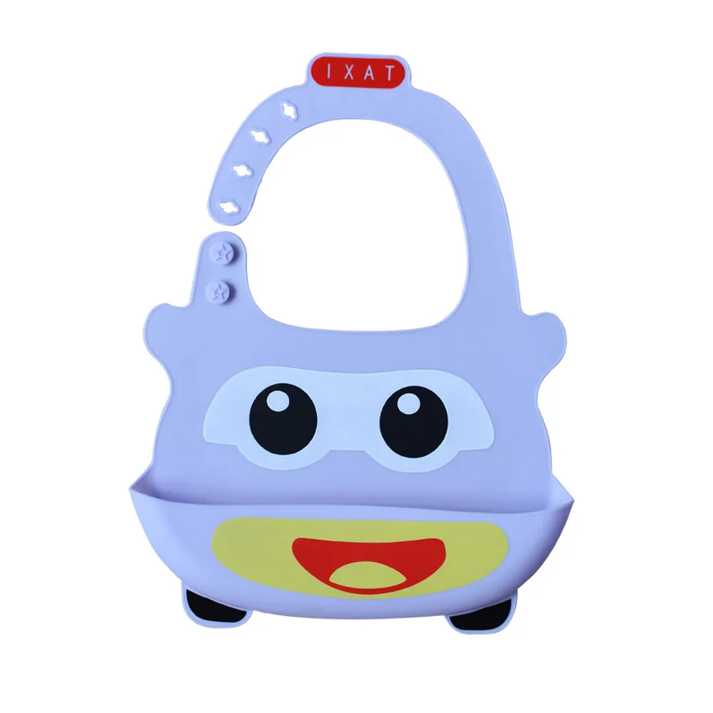 

Baby Bib Food Grade Silicone Drool Bib Soft And Comfortable Saliva Towel Oil-proof Lunch Baby Bib Adjustable