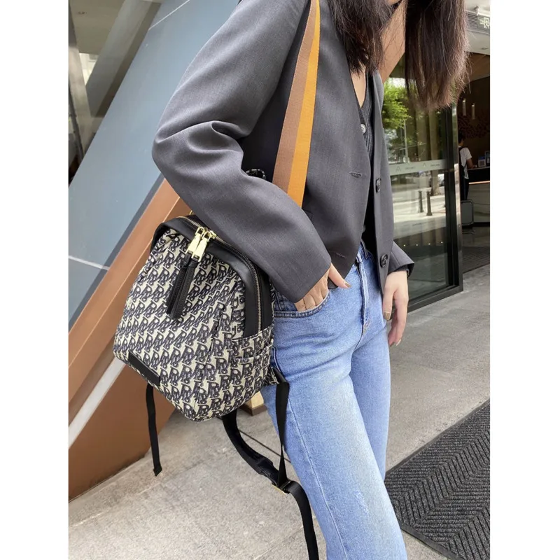 

Casual Shoulder Bag Women 2021 New Simple Quality Canvas Backpack Fashion Versatile Women's Designer One Shoulder Messenger Bag
