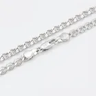 Ювелирные изделия XP, (50 см x 5 мм), 20 дюймов, белая цепочка для женщин и мужчин, родиевое золото, модные ювелирные украшения