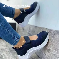 spring autumn women platform shoes casual loafers comfort flat shoes zapatos mujer sneakers thick bottom mesh trainers footwear