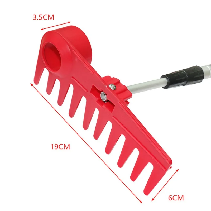 

Golf Bunker Rake Head Golf Course Landscape Garden Rake Cushion Grip Golf Scoop 100cm