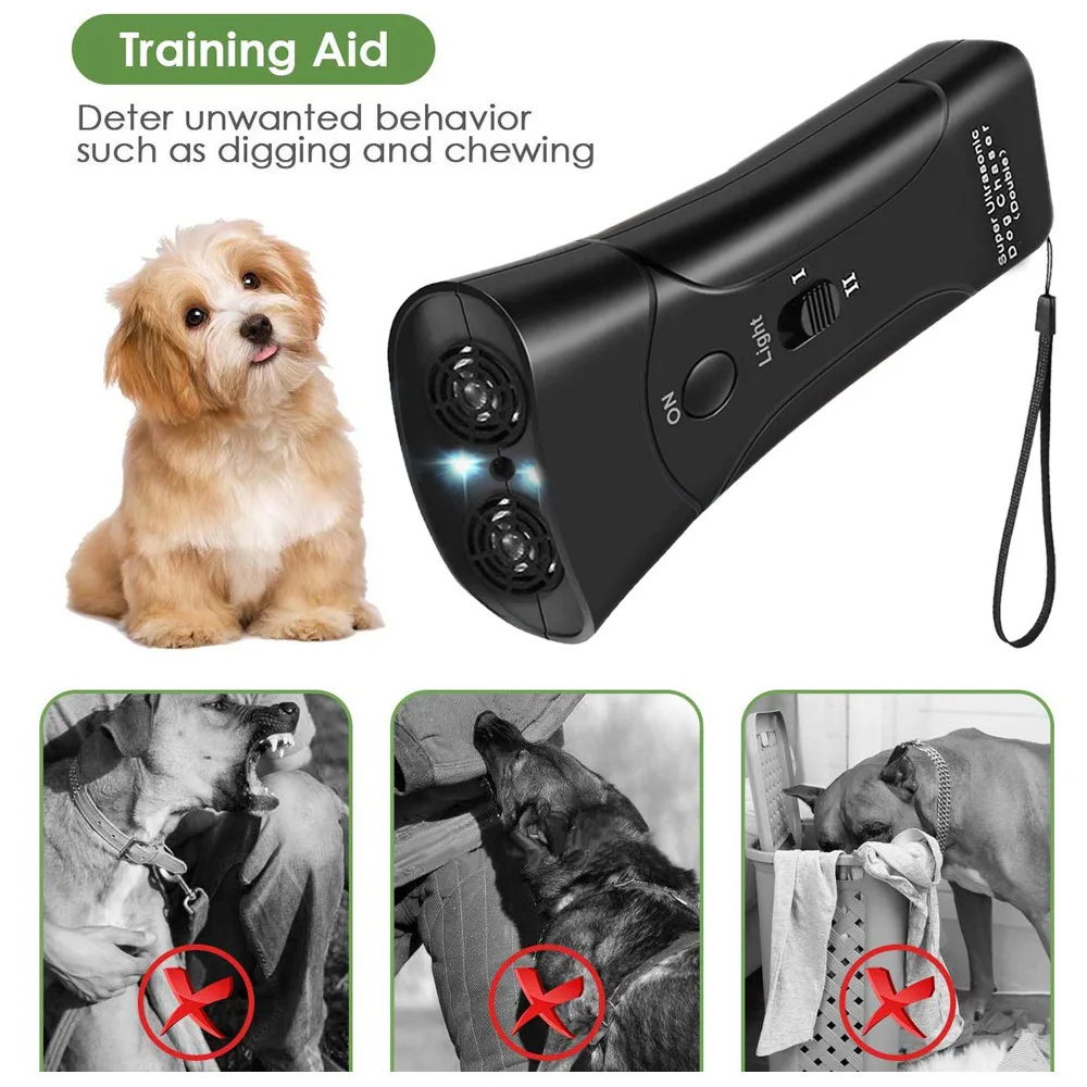Ультразвуковой Охотник для собак останавливает Агрессивный Отпугиватель