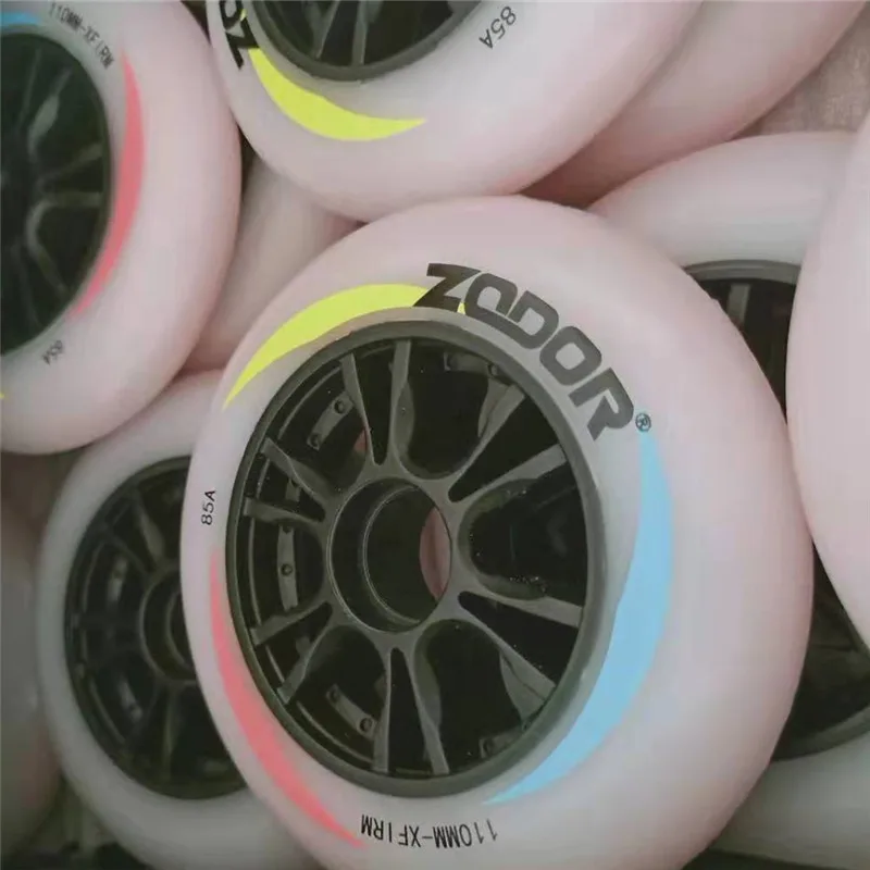 Роликовые коньки скорости 85A XFirm два твердого колеса 65A внутренний слой прочный PU