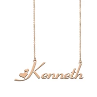 kenneth name necklace custom name necklace for women girls best friends birthday wedding christmas mother days gift