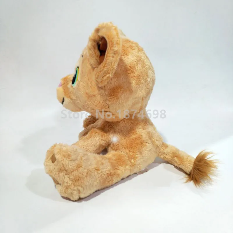 Новинка плюшевая игрушка в виде льва большой ног Нала 26 см милые мягкие