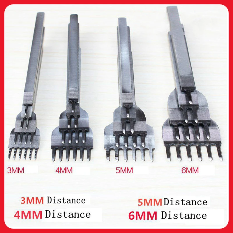 4 шт./компл. 3/4/5/6 мм инструменты для работы с кожей Пробойники отверстий