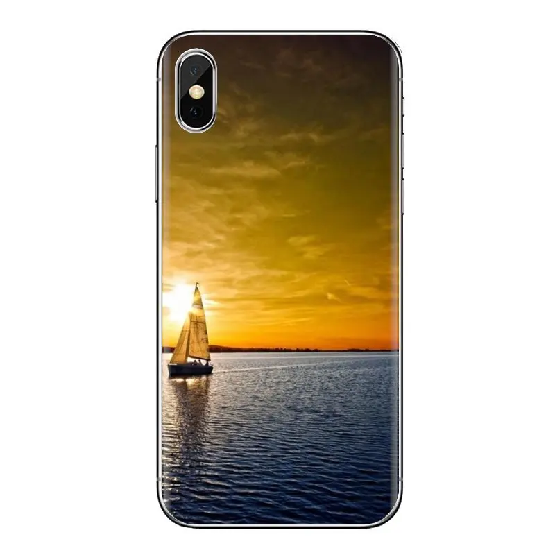 Для Samsung Galaxy J1 J2 J3 J4 J5 J6 J7 J8 плюс 2018 Prime 2015 2016 2017 прозрачные мягкие чехлы закат