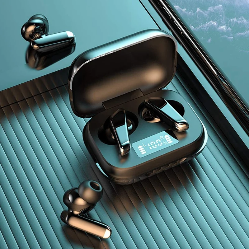 

Bluetooth Earbuds TWS Noise Cancelling Wireless Headphones Earphones In-Ear Press Control LED Display Sports Headphones