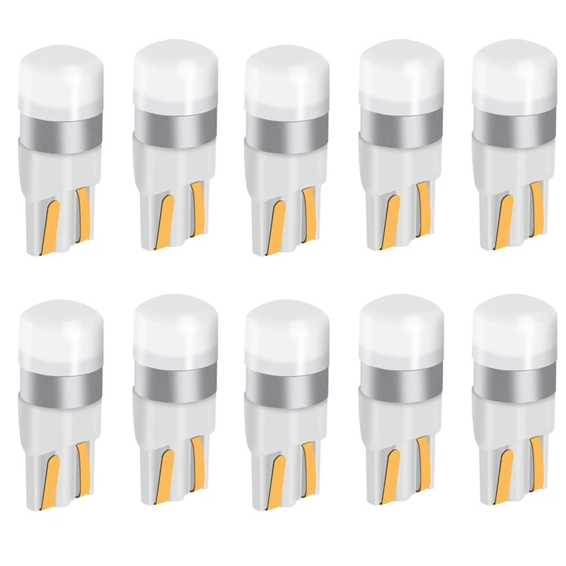 10 шт. светодиодные лампы t10 w5w 194 168 3030 smd 350lm w5w|Сигнальная лампа| |
