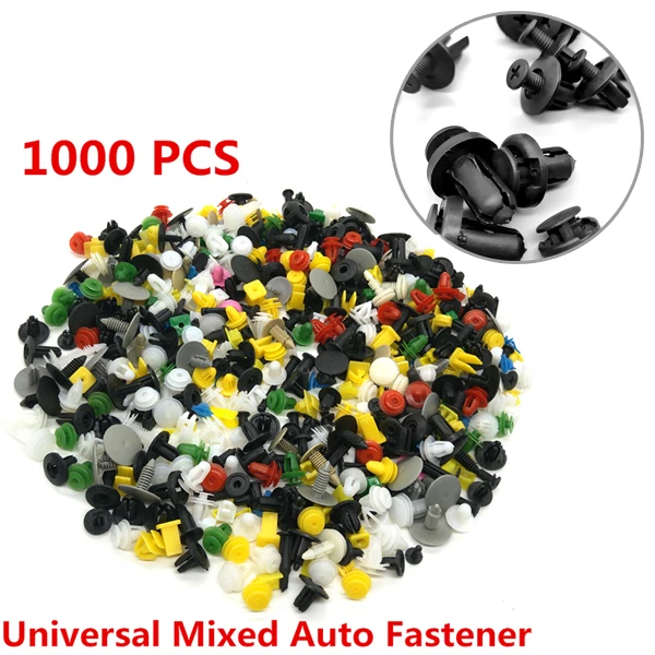 

1000 шт., пластиковые универсальные зажимы для автомобильных дверей