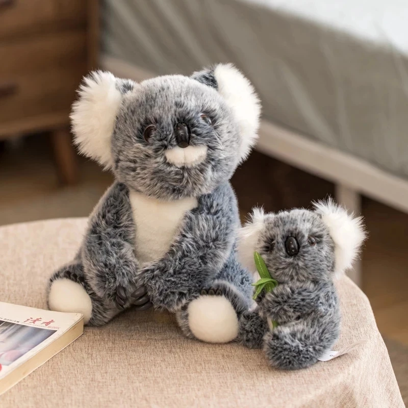 

Simulation Koala Plush Baby Toys Australian Koala Bear Stuffed Soft Doll Kids Lovely Gift For friends Girls Parent-Child Toys