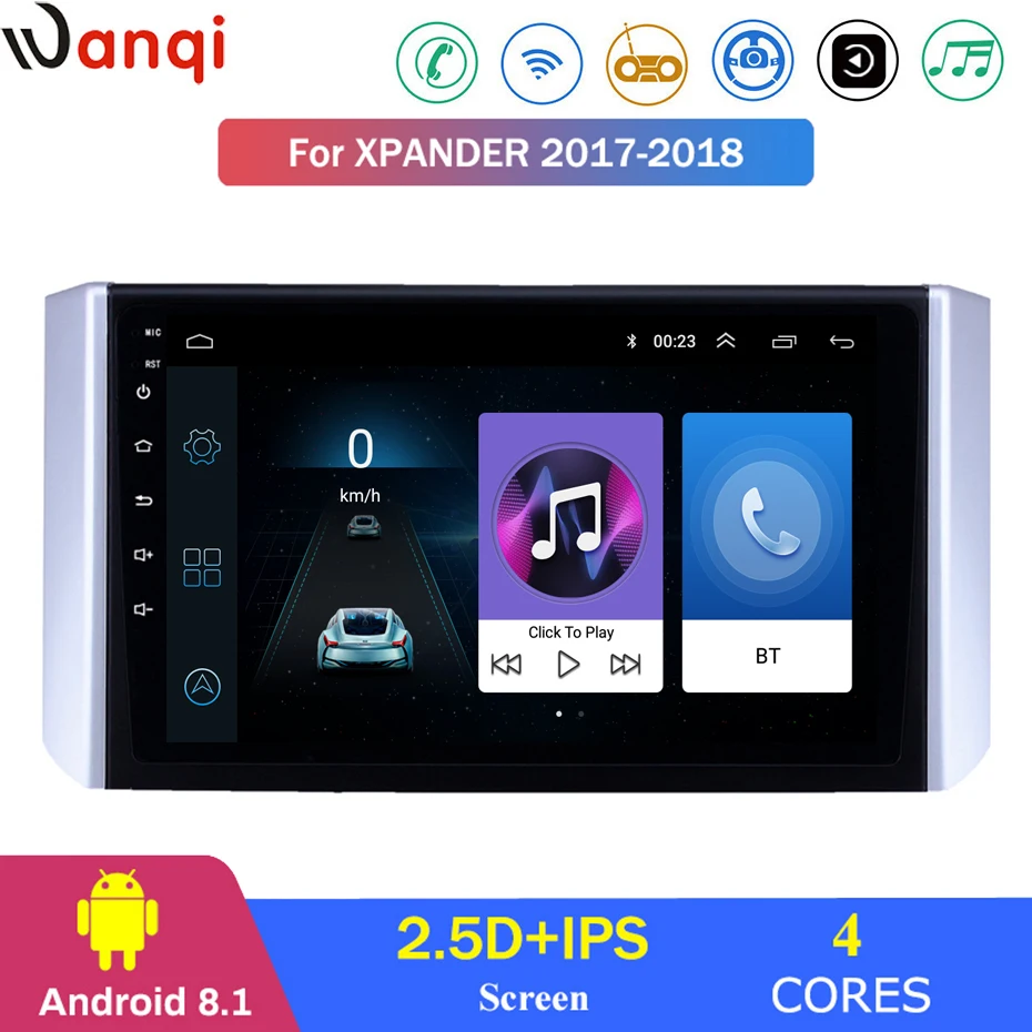 Для Xpander 2017 2018 автомобильный Радио Мультимедиа Видео плеер навигация gps Android 8 1