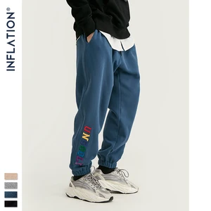 Мужские спортивные штаны с вышитым буквенным принтом, свободные штаны в стиле хип-хоп для бега, модные зимние штаны-шаровары для мужчин 93454W, 2020