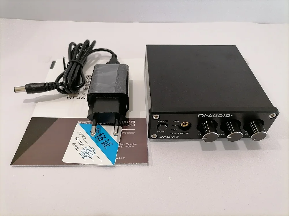 

2021 New FX-Audio 2nd Genaration DAC-X3 HiFi Digital Audio Decoder MCU STM32+MAX97220 Input USB/Optical/Coaxial 24Bit/192kHz