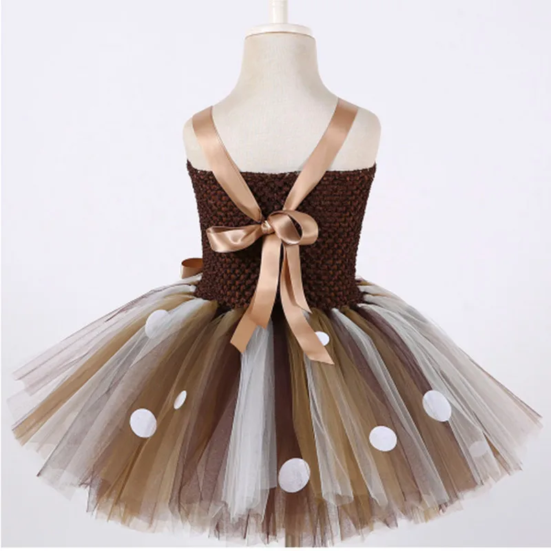 Girls Dress New Year Elegant Children Party Princess Wedding for Birthday with Hair Hoop | Детская одежда и обувь