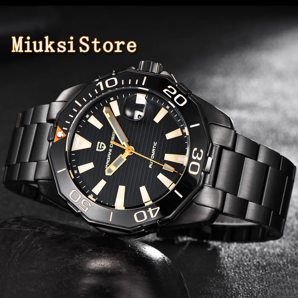 Новинка 2019 PAGANI Дизайнерские мужские военные спортивные механические часы