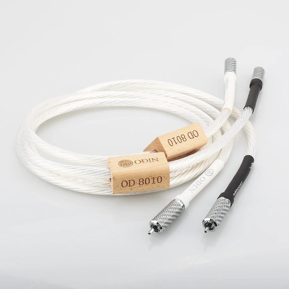 Пара Odin Supreme Reference Interconnect RCA аудио кабель с разъемом из углеродного волокна|plug