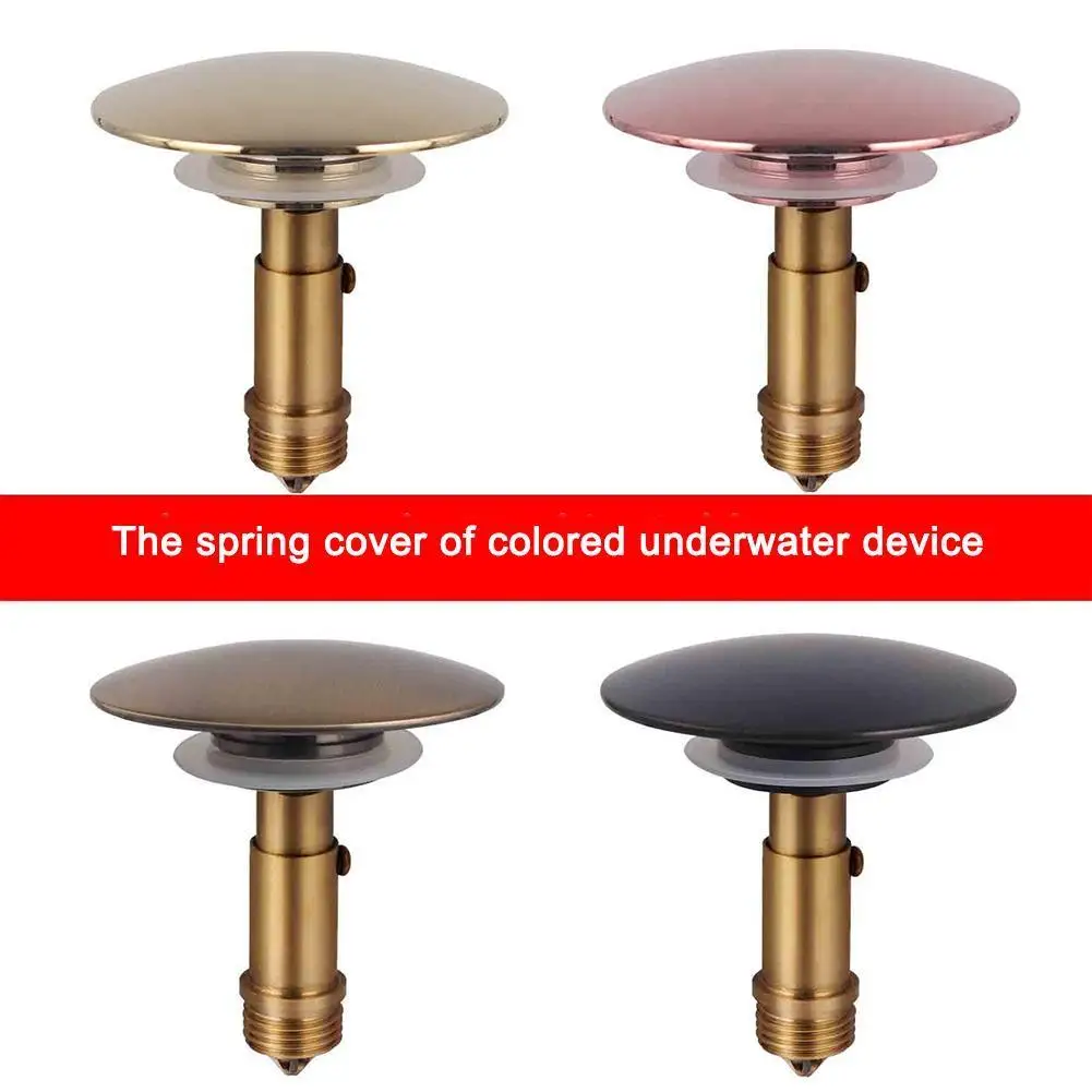 

66mm Universal Basin up Drain Filter Hair Catcher Bath Stopper Filter Shower Sink Strainer Brass Plug Kitchen Accessories