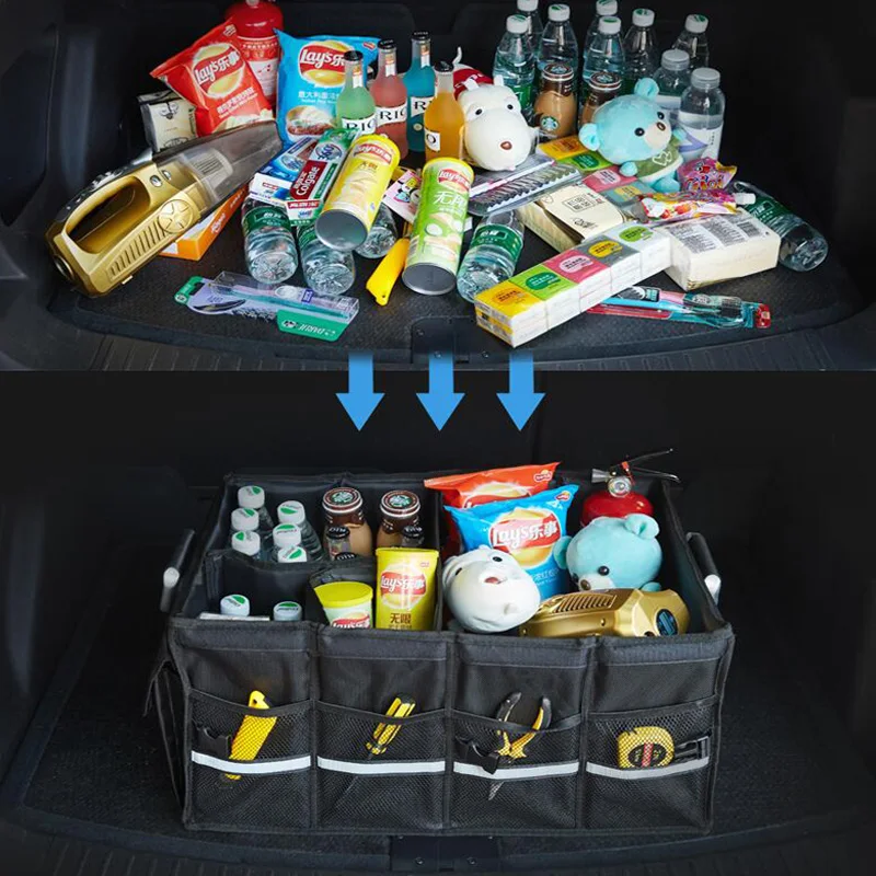 Car Trunk Storage Box Folding Organizer General Toy Food | Дом и сад