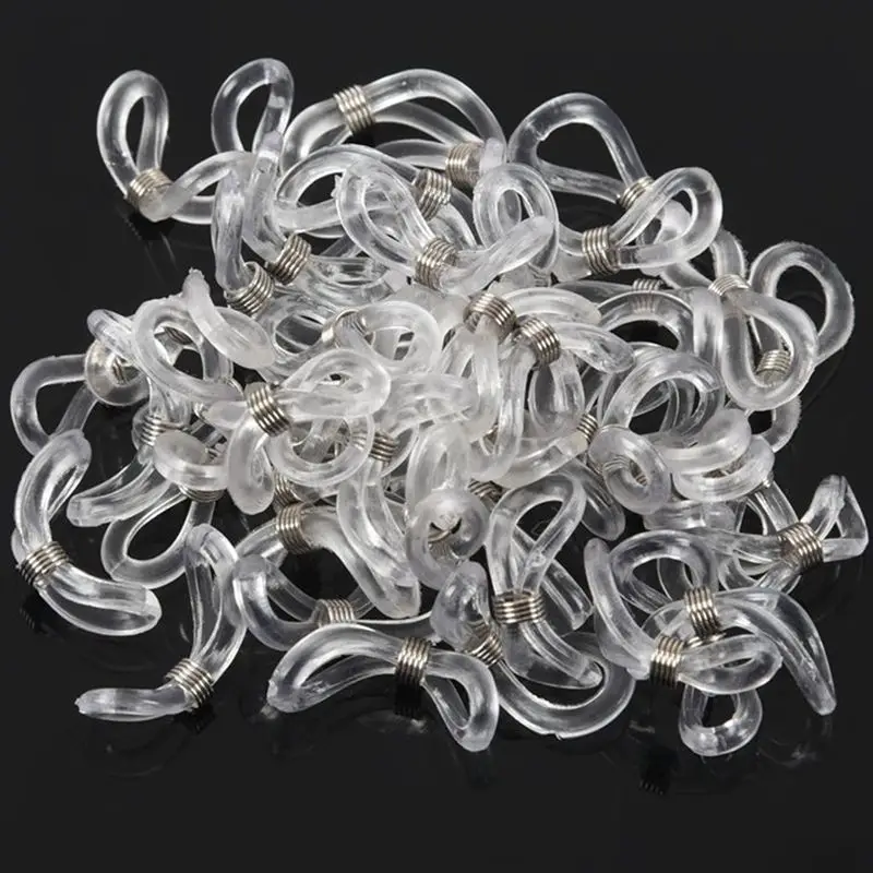 

50X Silver Tone Ends for Eyeglasses Chain Holder 20x4mm HOT