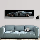 Женский винтажныйретро постер Hot Rod Sports car, классический автомобиль, ностальгические картины на холсте, настенное искусство для спальни, домашний декор