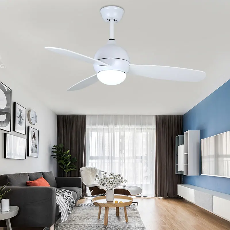 Современный потолочный вентилятор AOSONG с дистанционным управлением 110 В 220