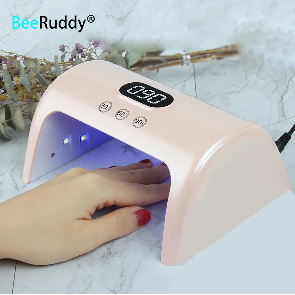 

Мощная светодиодная УФ-лампа BeeRuddy 2021 для сушки гель-лака для ногтей сушилка для быстрой сушки всех видов гель-лака
