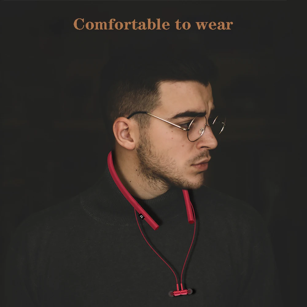 Bluetooth гарнитура TWS модная и с креплением на шею длительное время работы в режиме