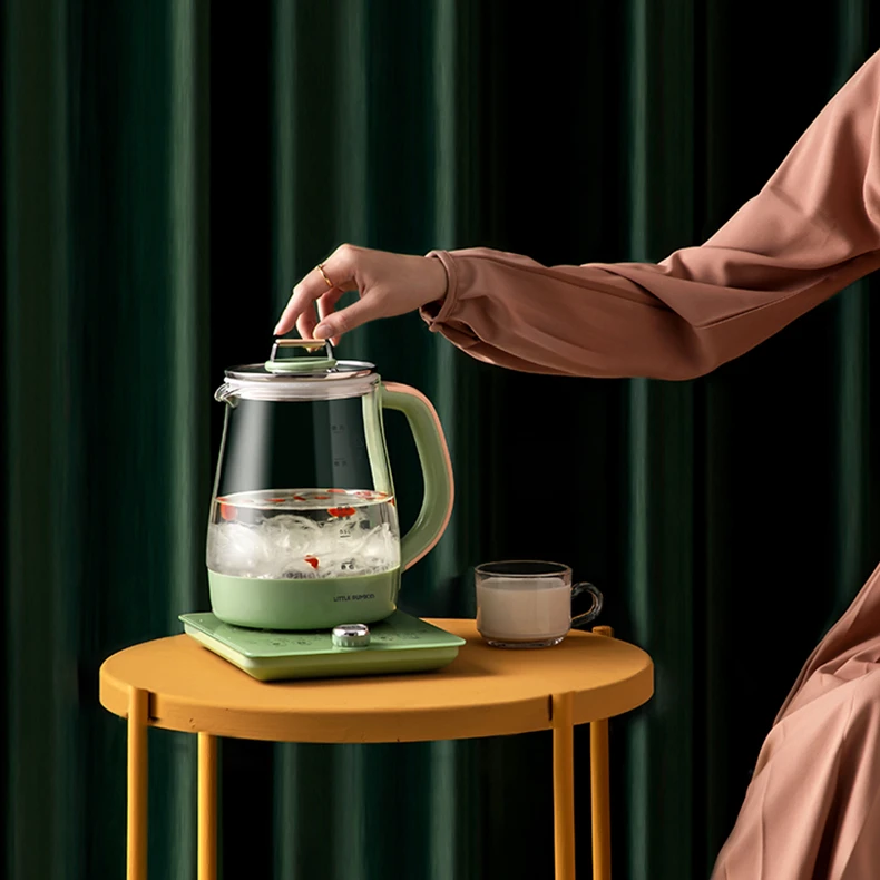 

Glass Electric Water Kettle Health Pot 1.8L Brew Electric Kettle 360 Degree Rotational Base Bouilloire Eco Friendly EH50EK