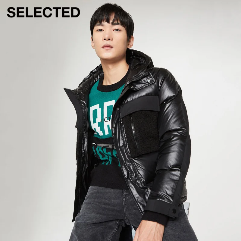 

Мужской пуховик с капюшоном, на утином пуху, S | 420412037