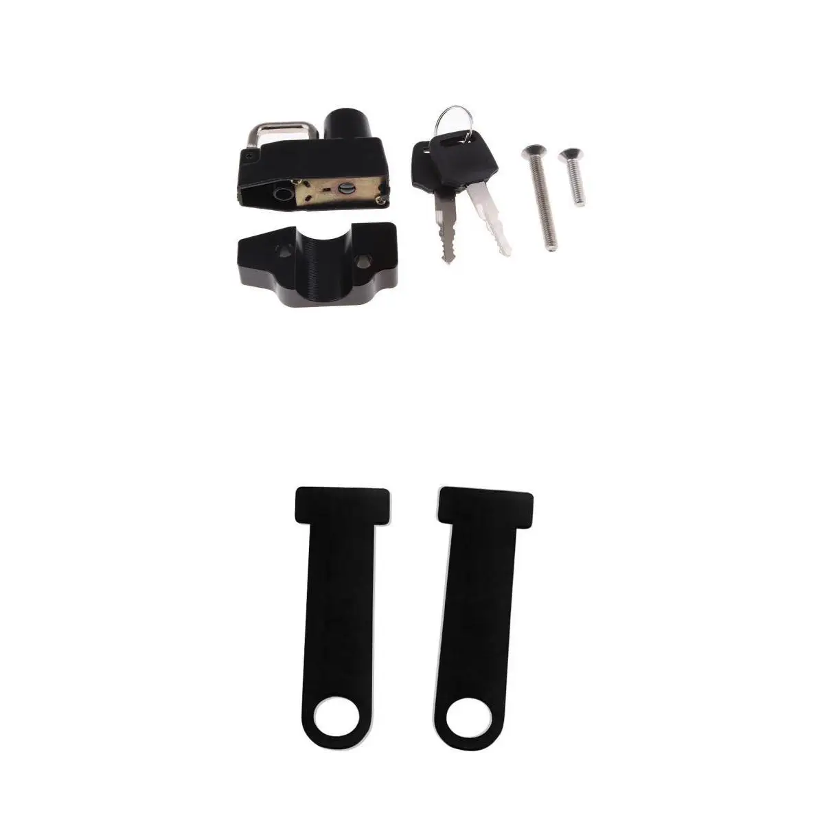 Замок на шлем MagiDeal 2 шт. крепление + замок для мотоцикла Yamaha |