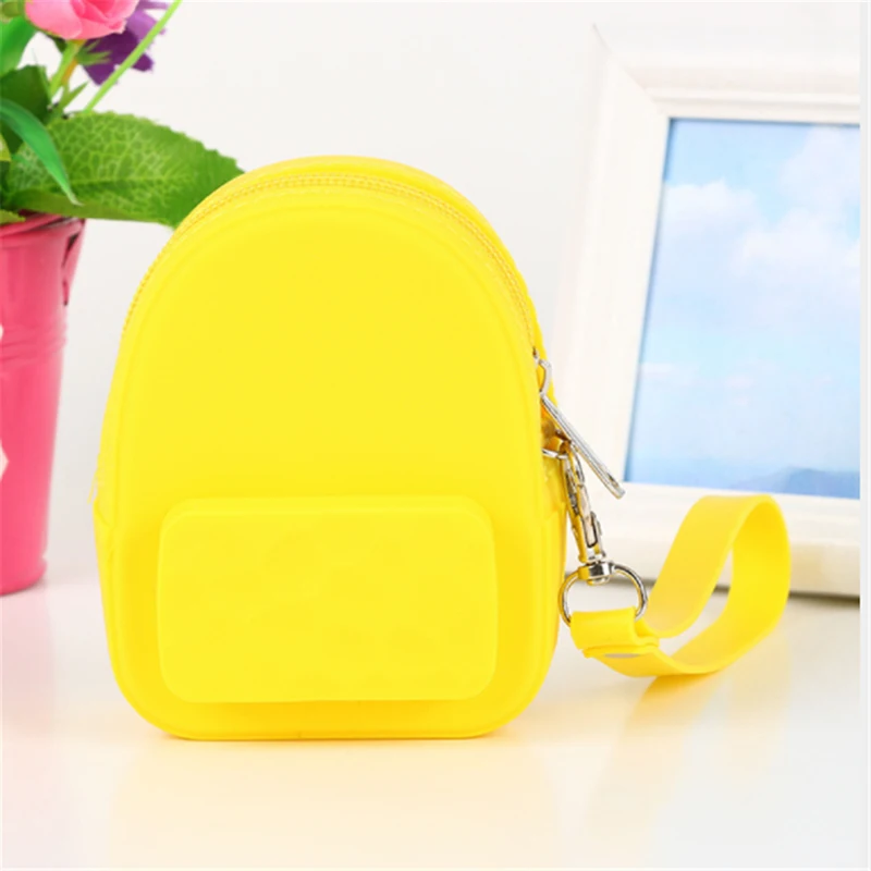 Best Selling New Cute Portable Coin Purses Holders Headset Bag Storage Key Case Silicone Candy Color Wallet | Багаж и сумки