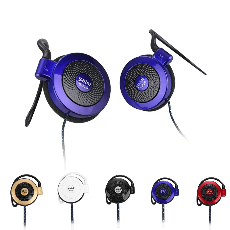 Shini наушники S520 общего назначения ушные крючки гарнитура с микрофоном для iPhone