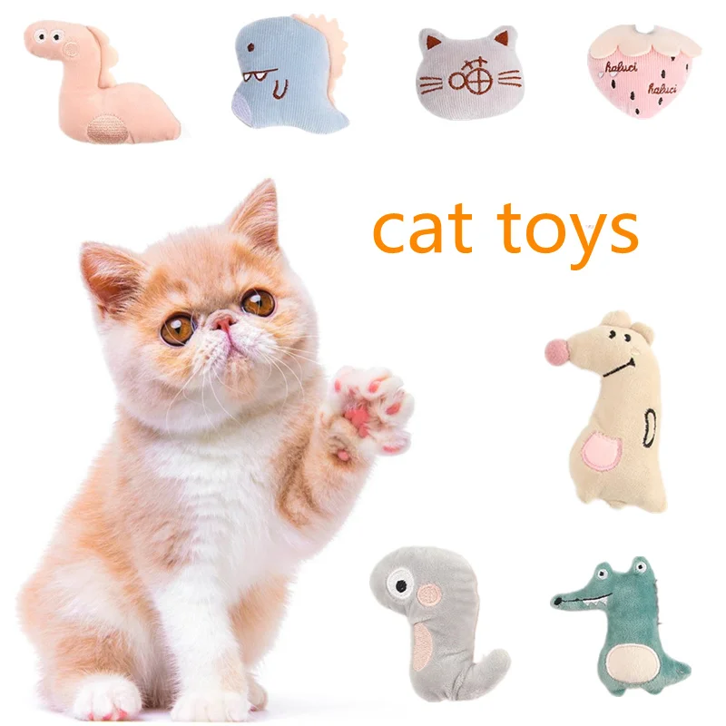 

Игрушка для кошек, мини-кошка, игрушки С Кошачьей Мятой, забавные игрушки для кошек, зубы, игрушки для домашних животных, котята, жевательная ...